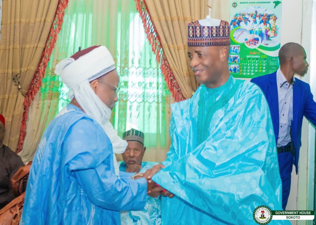 Senator Yari leads campaign council delegation to the Sultan of Sokoto