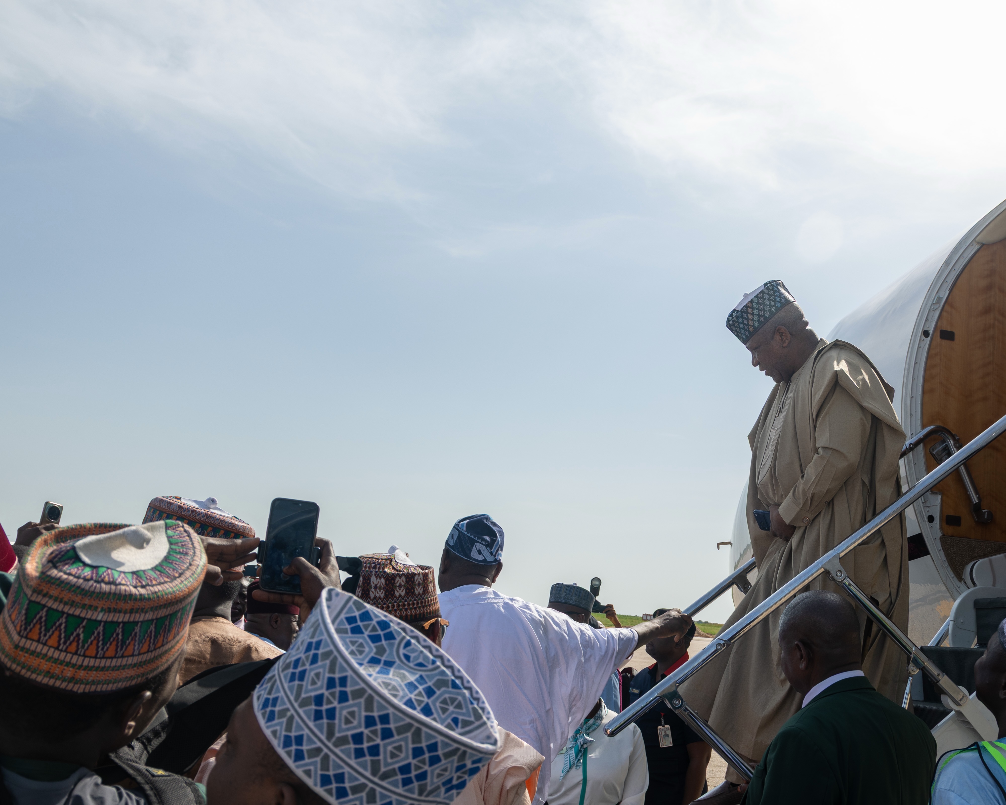 Senator Yari visits the Shehu of Borno in Maiduguri