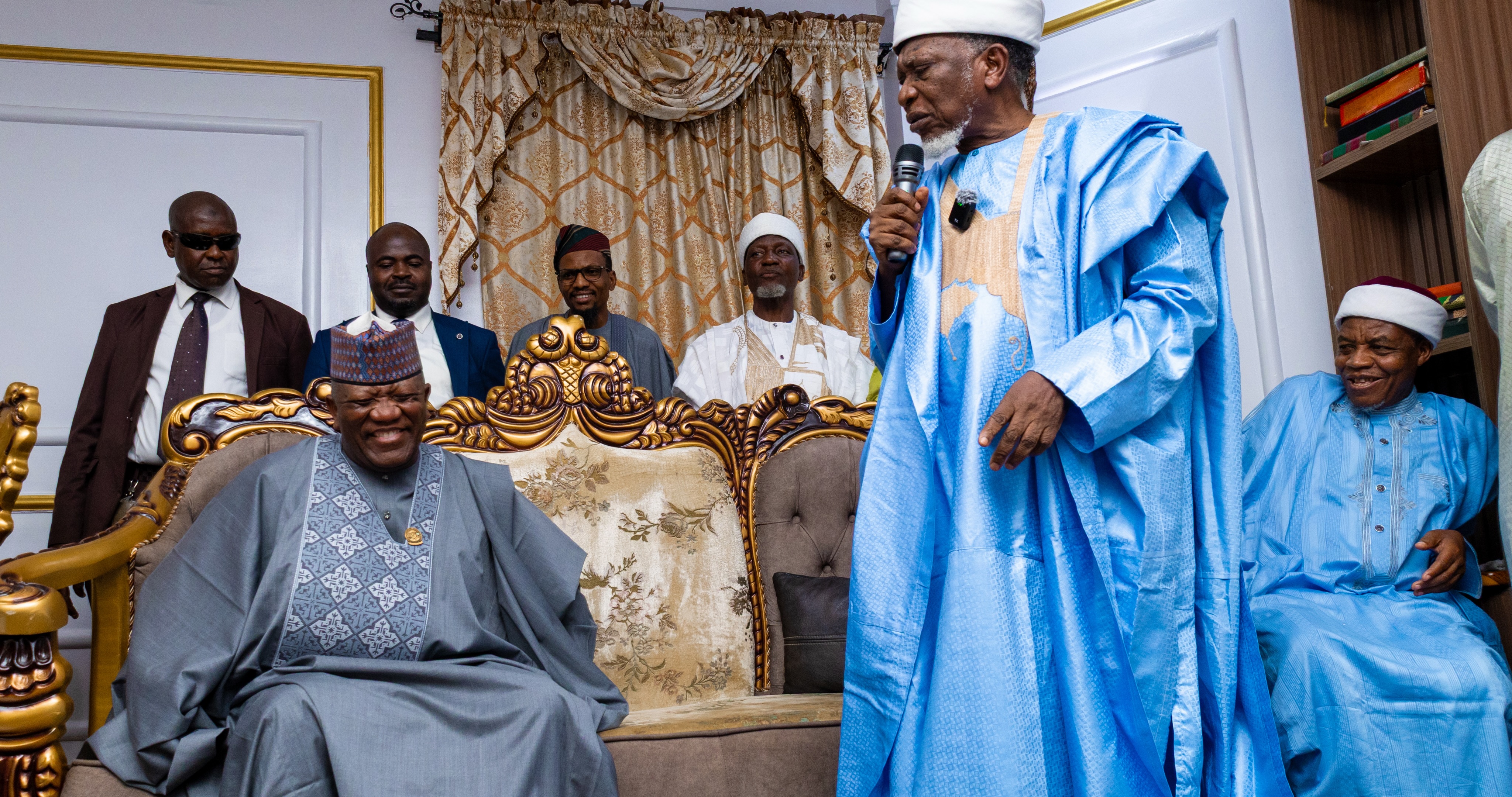Senator Yari addresses participants during the consultation.