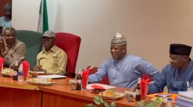 Senator Abdulaziz Yari at a National Assembly engagement.