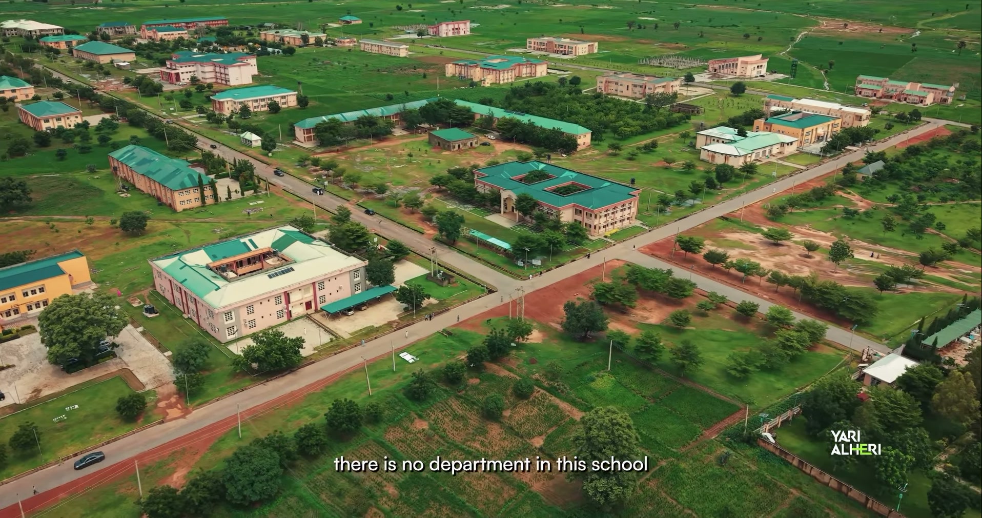 A university student speaks about the A. A. Yari Scholarship Initiative. Film still.