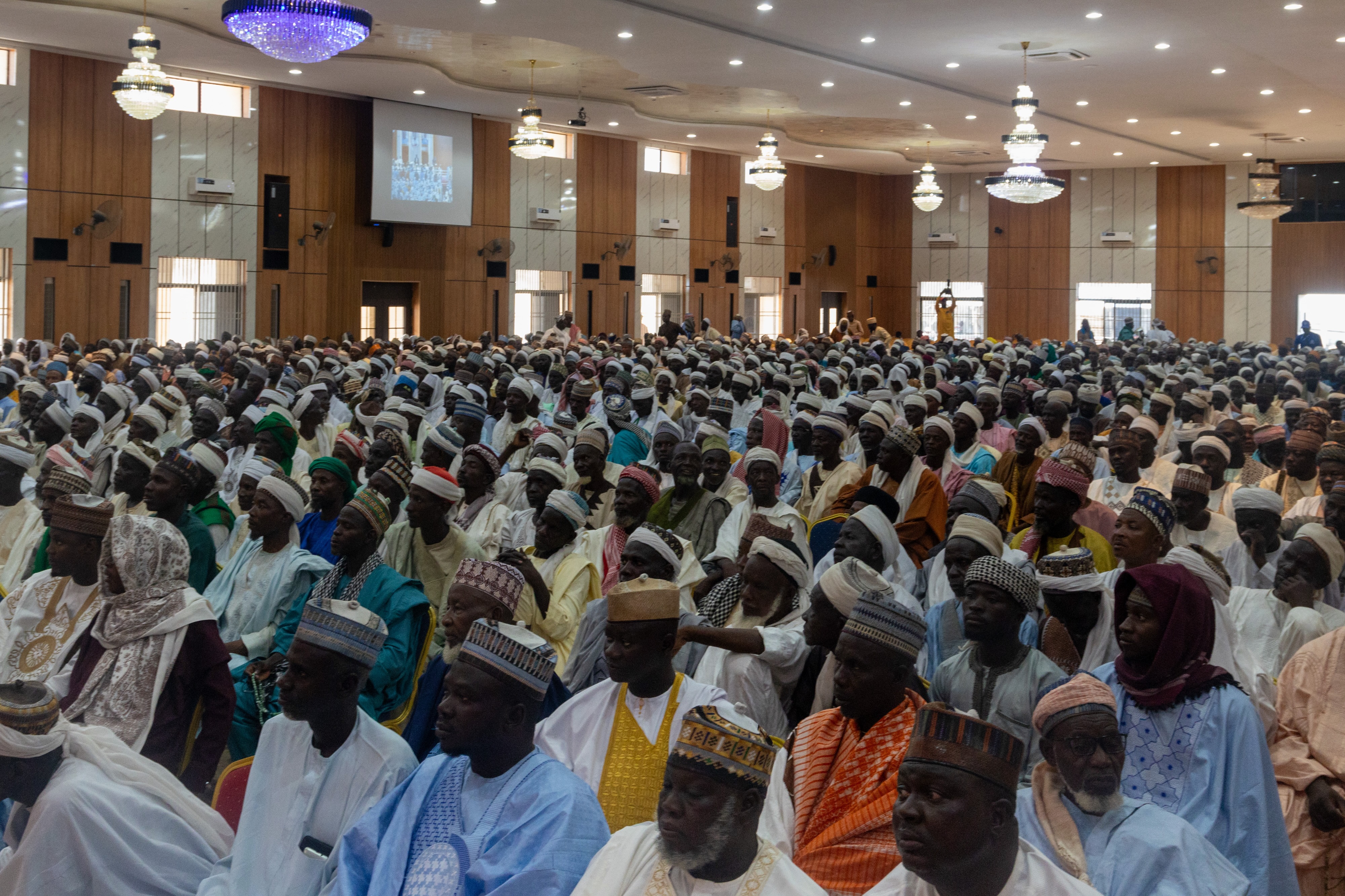 Religious leaders gathered for the Zamfara consultation.
