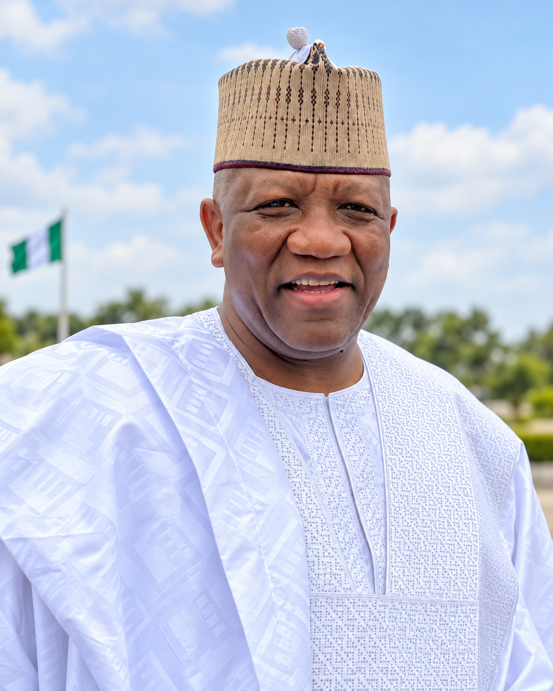 Official portrait of Senator Abdulaziz Abubakar Yari.